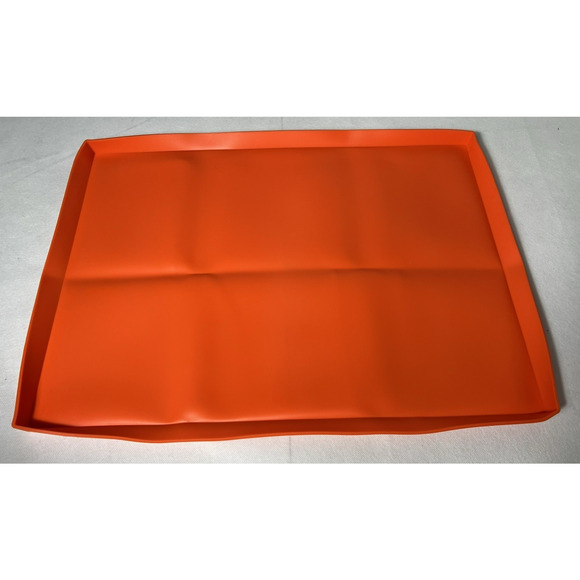 Food Grade Silicone Griddle Mat for Blackstone Grill, 22 Inch Full-Wrap Orange - Picture 1 of 5